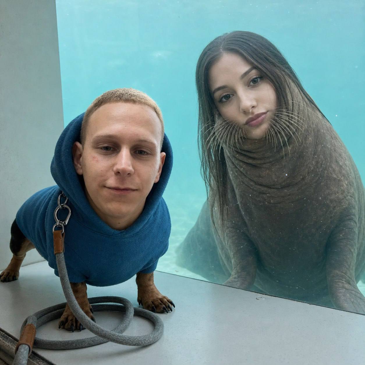 Мы у морского стекла
